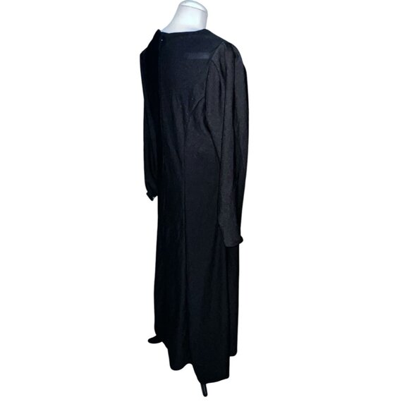 Southeastern Womens Black Long Sleeve Square Neck Dress Size 18 WomensMade In US - Picture 11 of 16